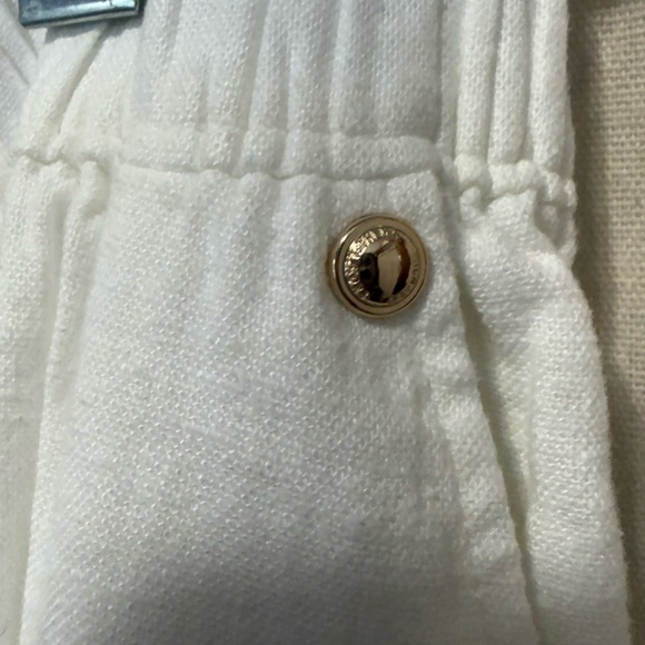 MICHAEL Michael Kors white linen Harbor pants. - Picture 6 of 7